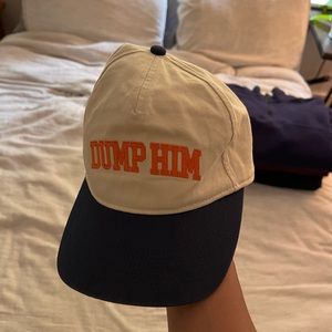 “dump him” hat